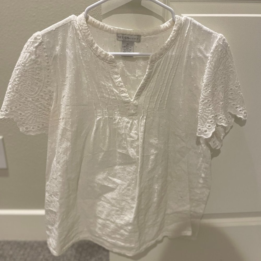 Business casual White Top Medium